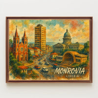 Monrovia, Liberia Poster