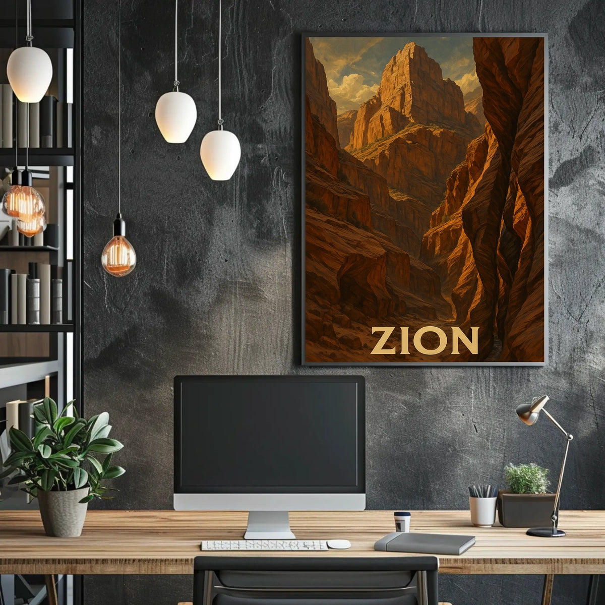 Zion National Park Poster