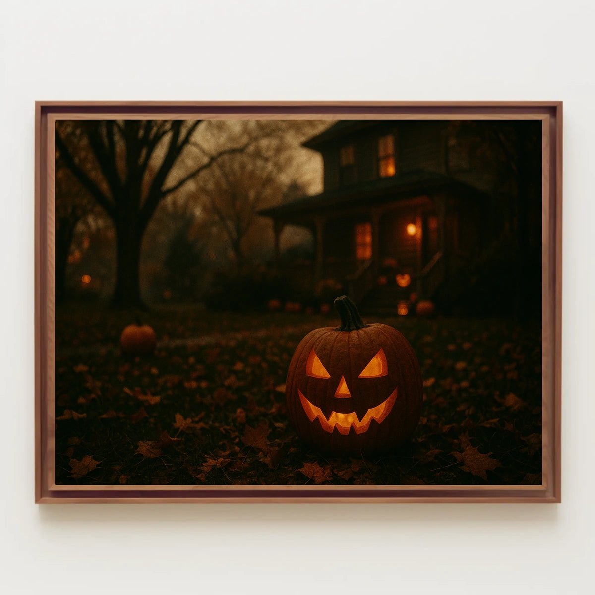 Moody Halloween Night Gothic Poster