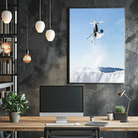 High-Flying Ski Adventure Poster