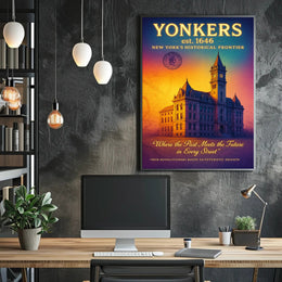 Yonkers New Yorks Historical Frontier Poster PosterGoat