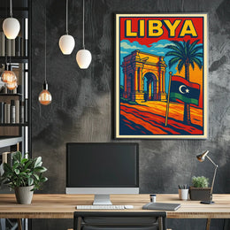 Libya Travel Poster