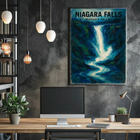 Niagara Falls Vintage Travel Art - Travel Poster