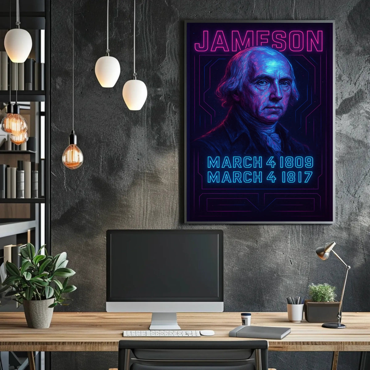 James Madison 4Th President Poster