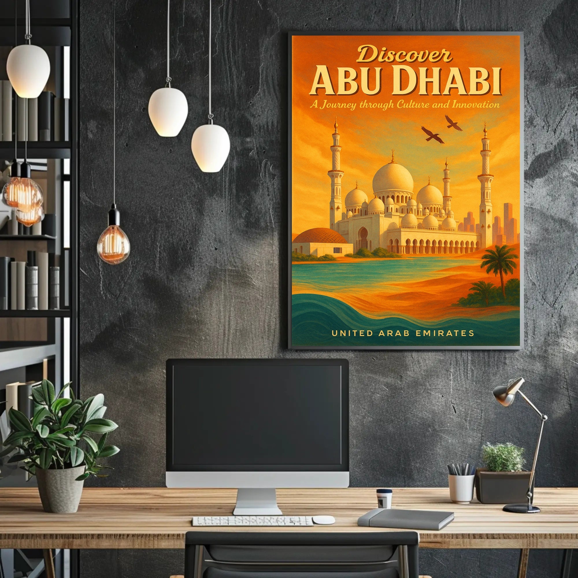 Discover Abu Dhabi Wall Art Print PosterGoat