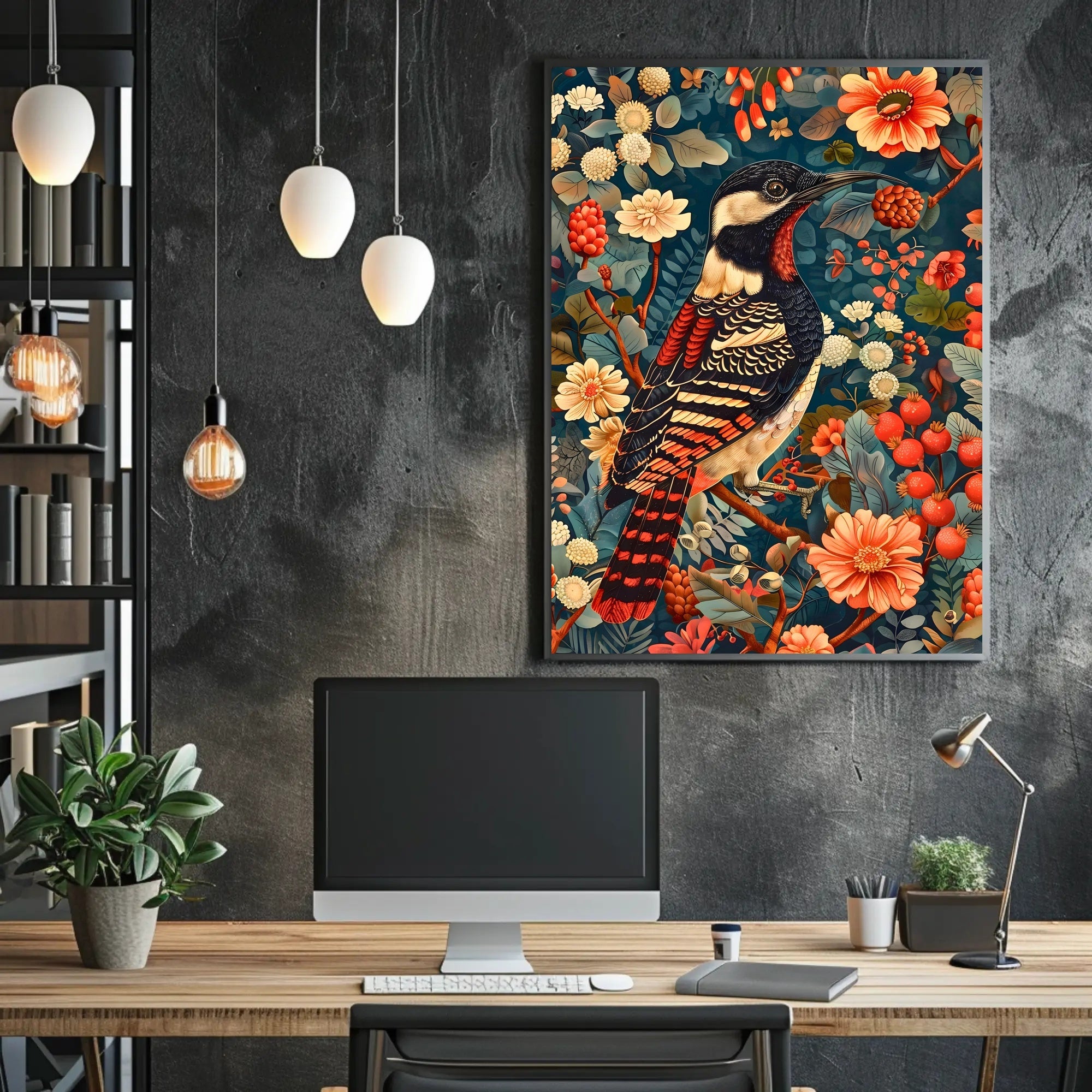 Vibrant Nature Symphony Wall Art Print