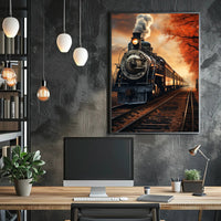 Autumn Steam Journey Poster