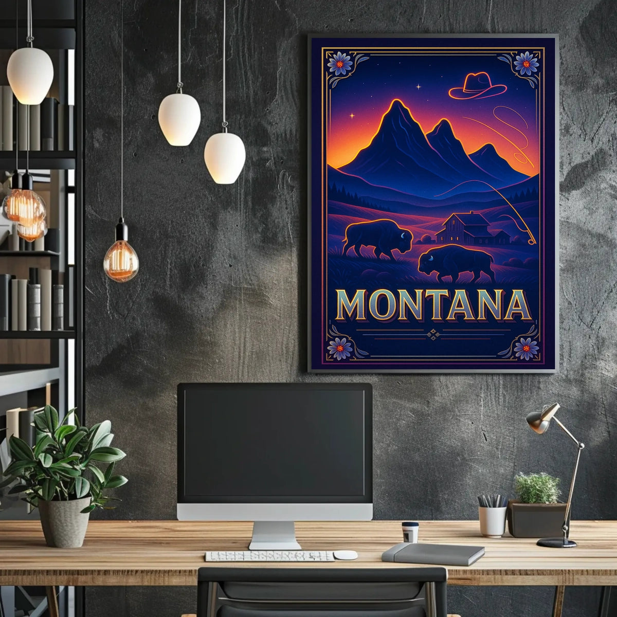 Montana Wilderness Poster