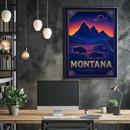 Montana Wilderness Poster