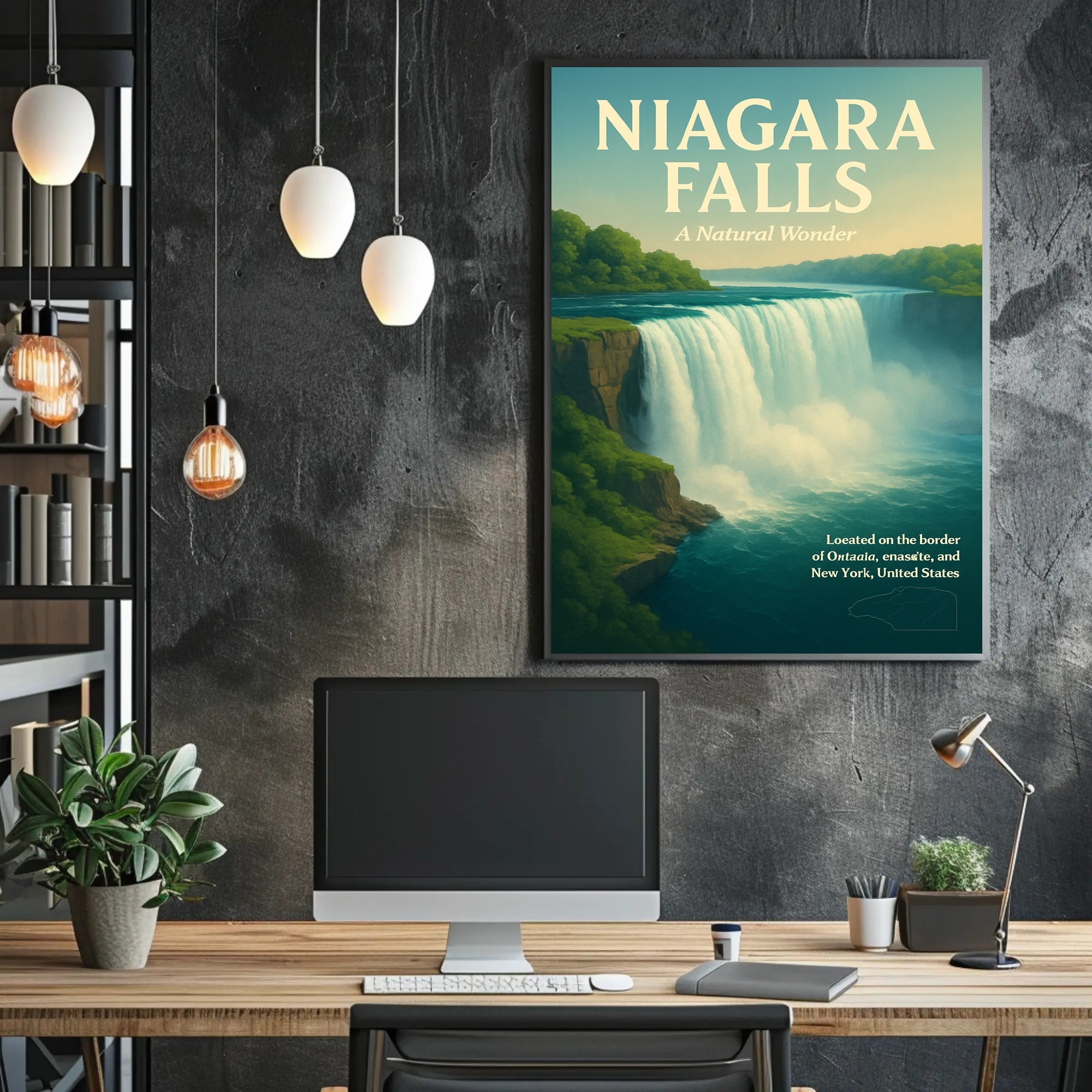 Niagara Falls A Natural Wonder Poster