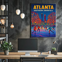 Atlanta Southern Snowfall Poster