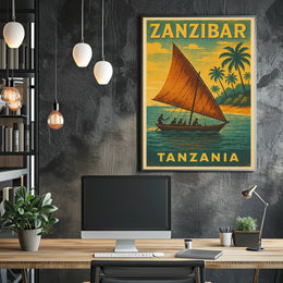 Zanzibar Travel Poster