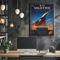 B-70 Valkyrie Pinnacle of Aviation Innovation Poster