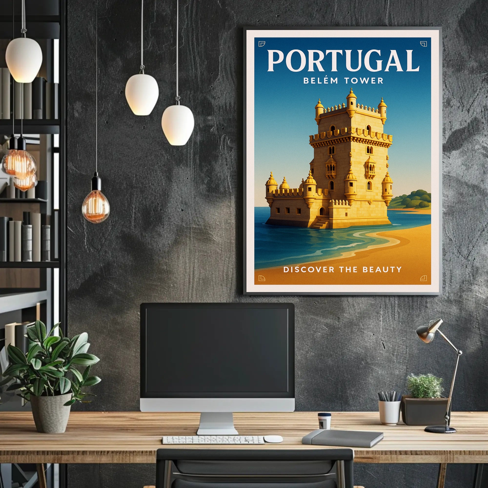 Discover the Beauty of Belém Tower Poster PosterGoat