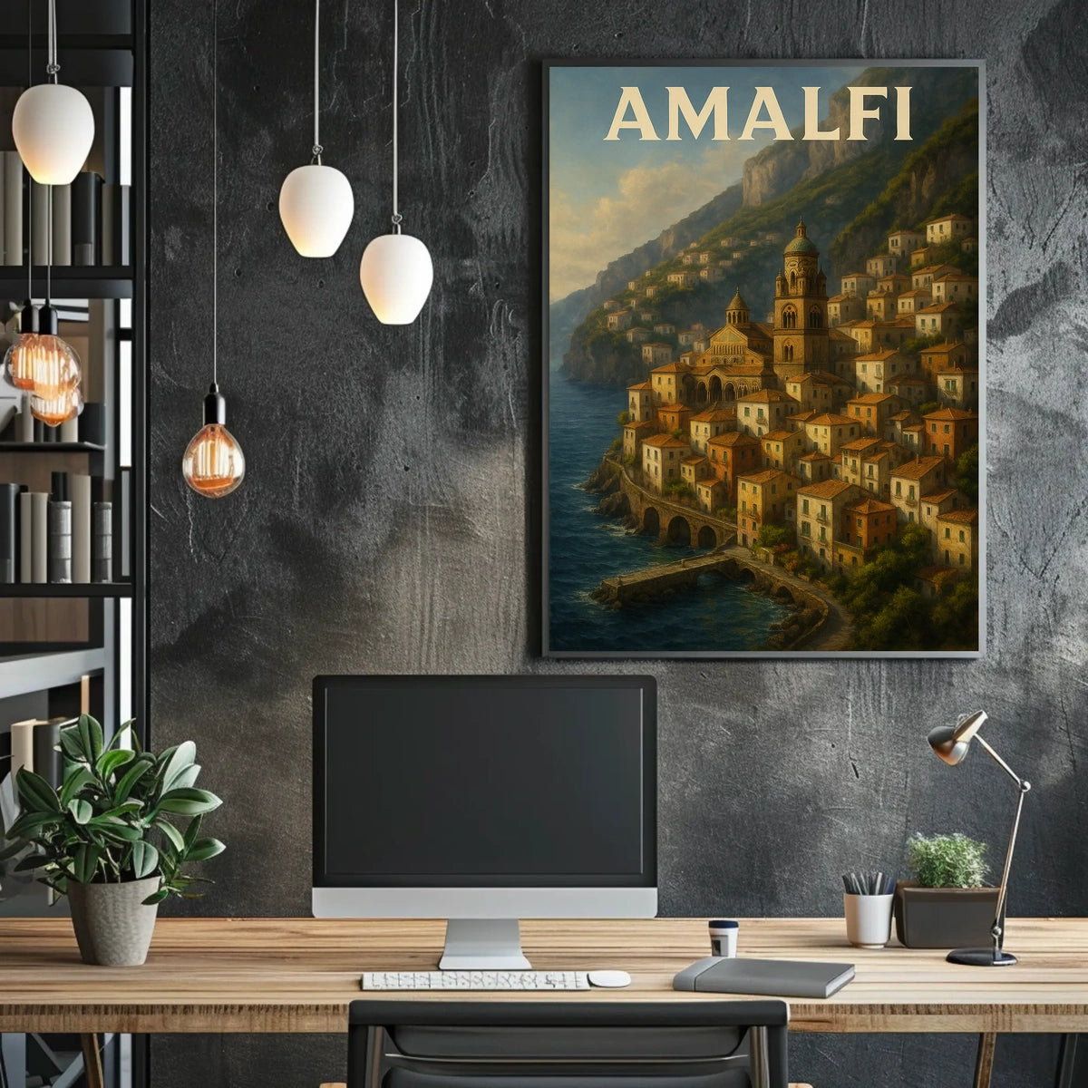 Amalfi Coast Charm Poster