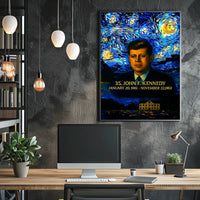 John F. Kennedy 35th President of the United States Presidential Masterpiece Series Poster