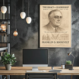 Franklin D. Roosevelt The Legacy Of Poster