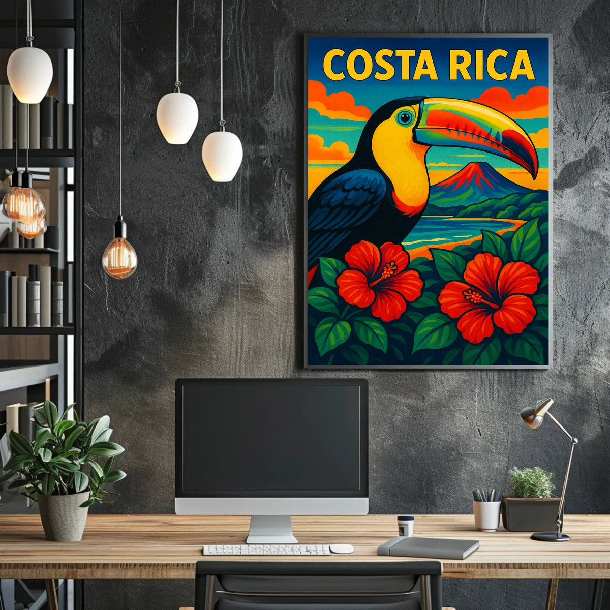 Costa Rica Travel Poster