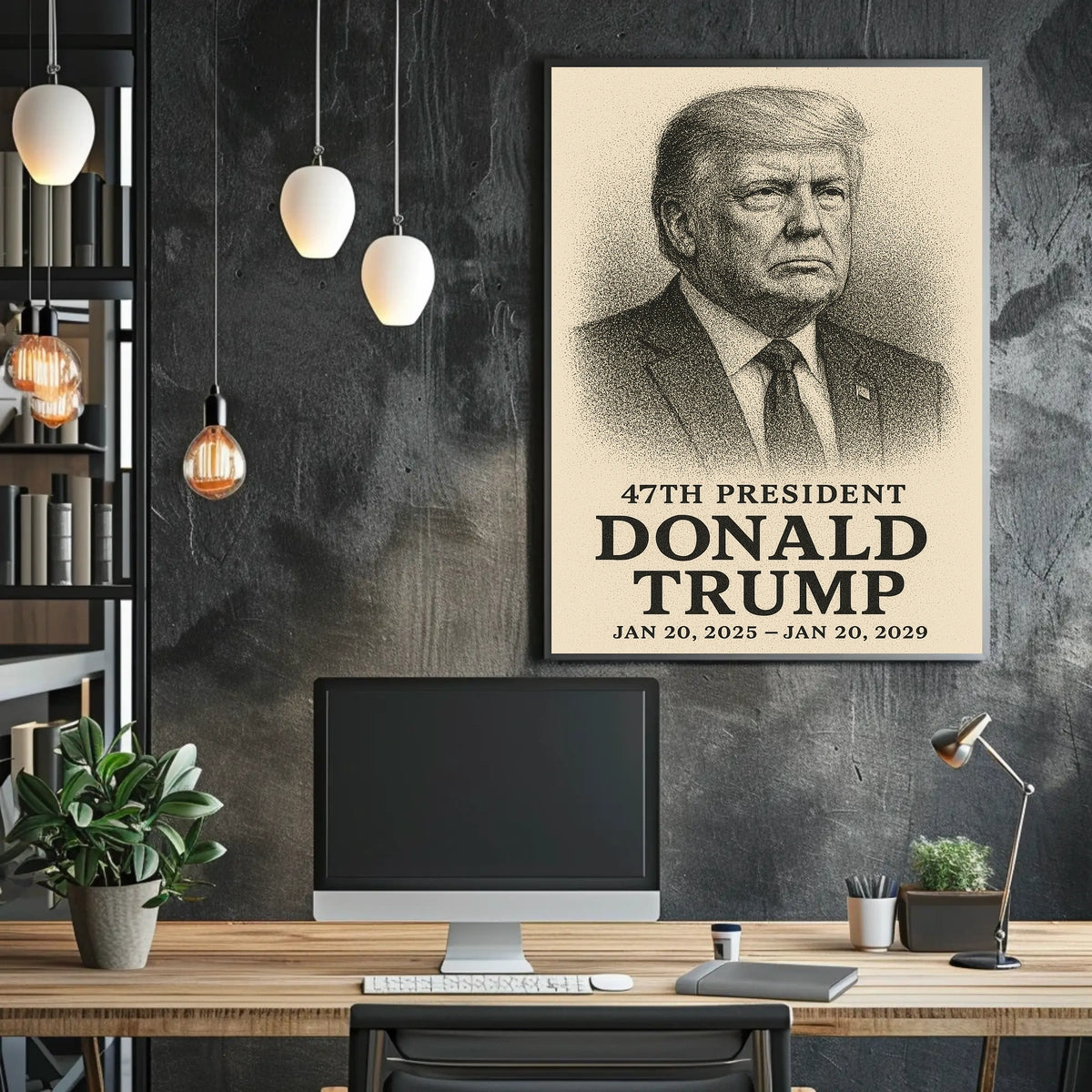 Donald Trump 47th President Pop Art Patriot Poster