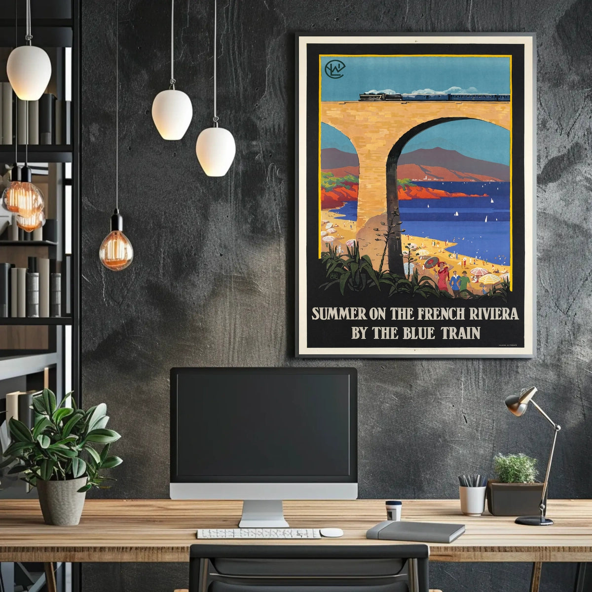 Summer On The French Riviera Poster