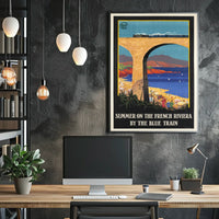 Summer On The French Riviera Poster