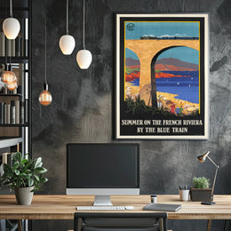 Summer On The French Riviera Poster