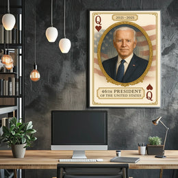 Portrait Of The 46th President Of The United States Poster