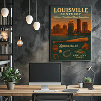Louisville, Kentucky Where Tradition Meets Innovation Poster