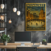 Milwaukee Frost And Firelight Poster