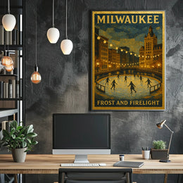 Milwaukee Frost And Firelight Poster