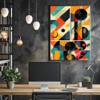 Geometric Abstraction Abstract Poster