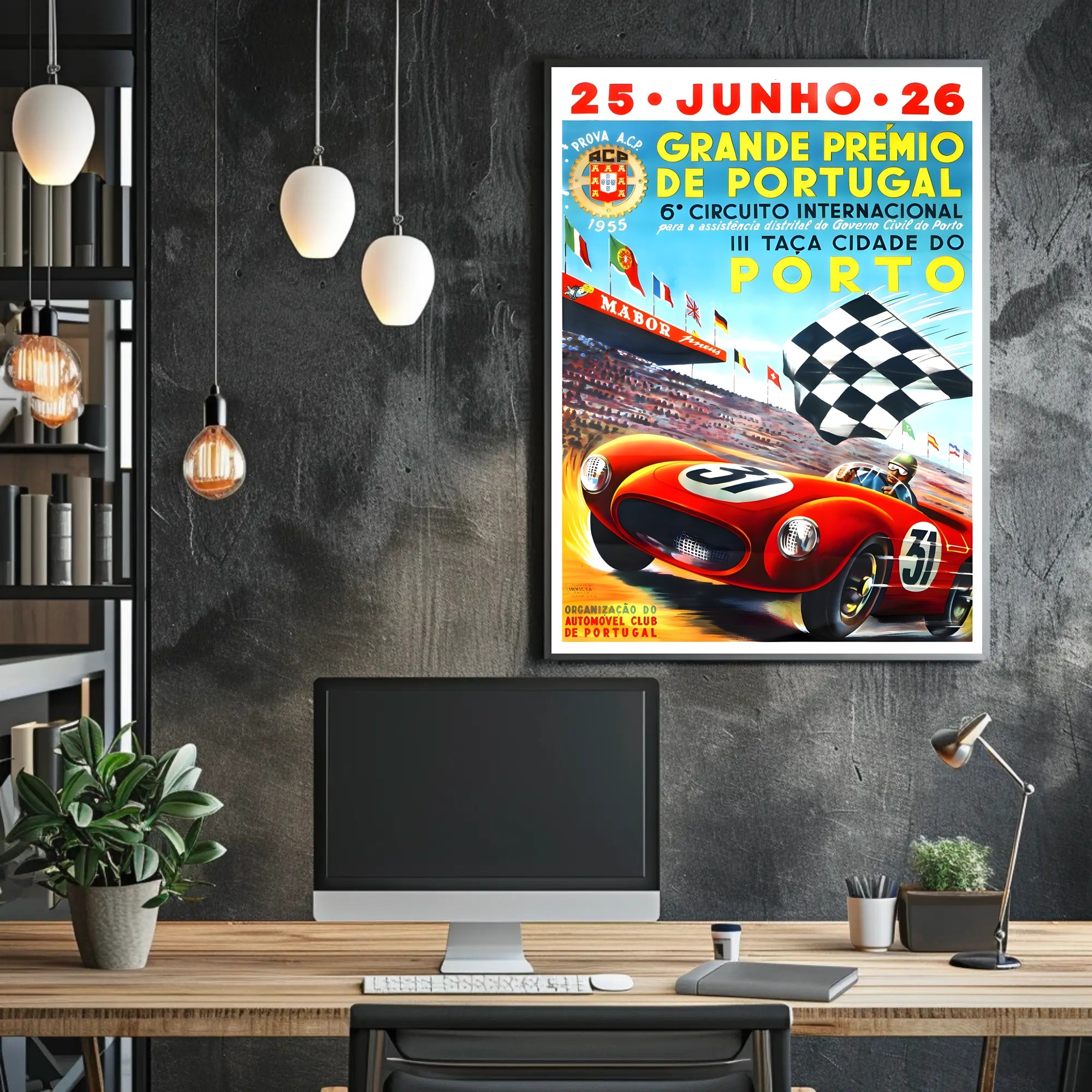 Grande Prémio de Portugal 1955 Poster