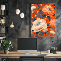 Vibrant Floral Elegance Wall Art Print