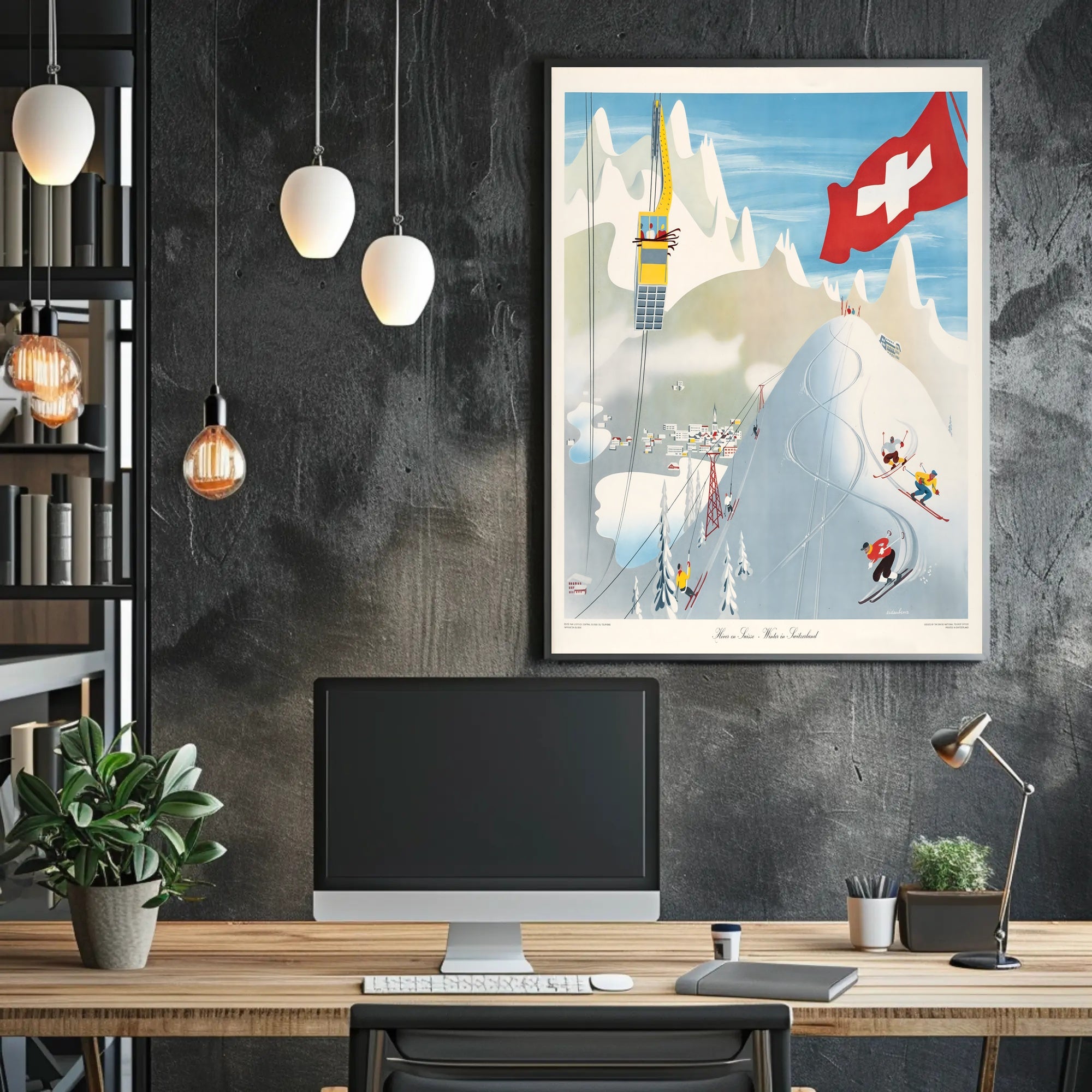 Winter in Switzerland Poster PosterGoat
