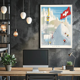 Winter in Switzerland Poster PosterGoat