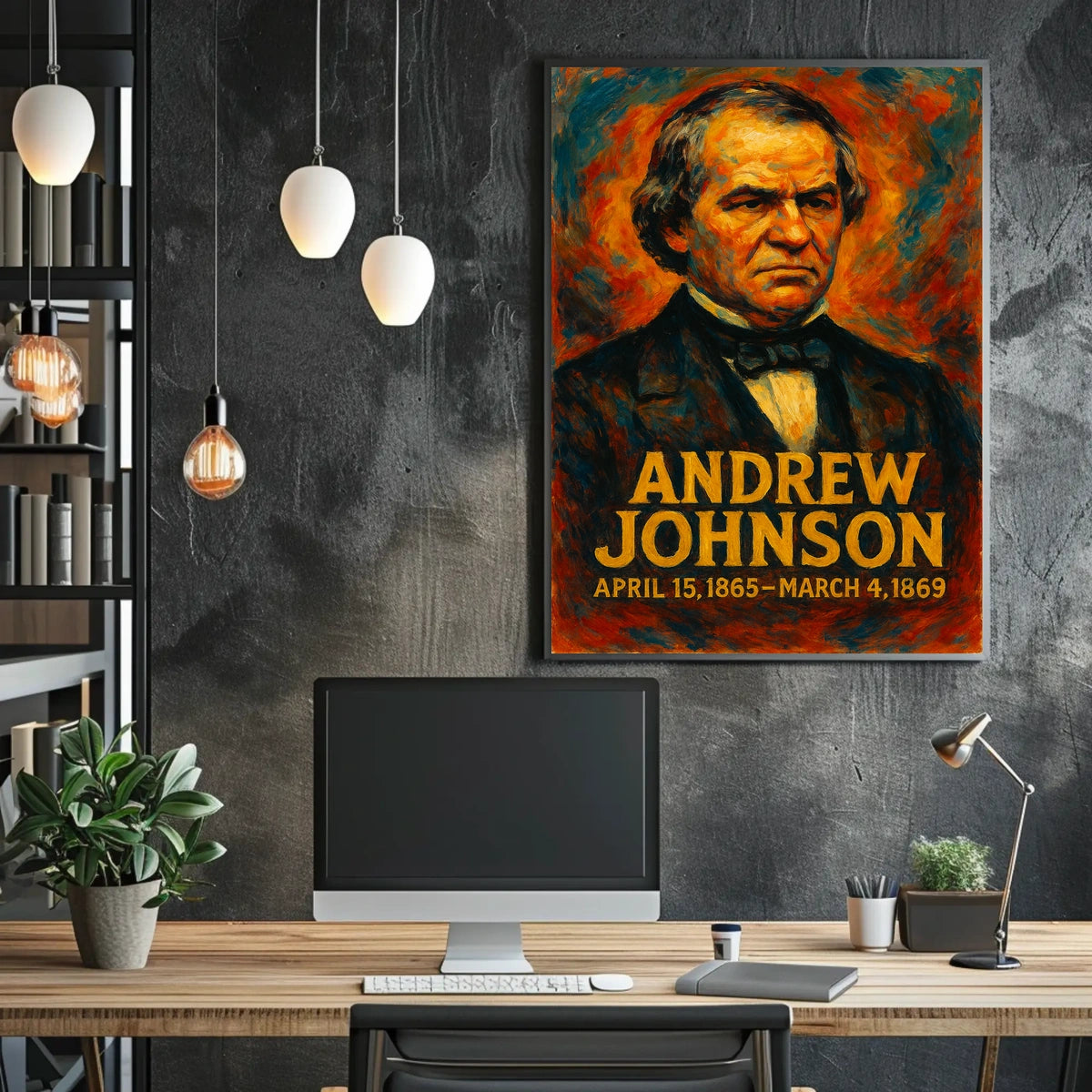 Andrew Johnson 17Th President Poster