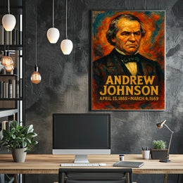 Andrew Johnson 17Th President Poster