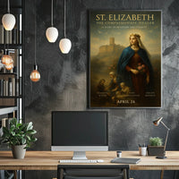 St. Elizabeth The Compassionate Healer Poster