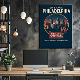 Embrace Philadelphia Poster PosterGoat