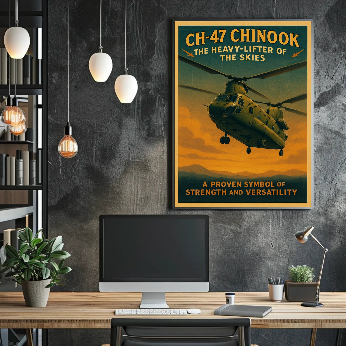 CH-47 Chinook The Heavy-Lifter of the Skies Poster