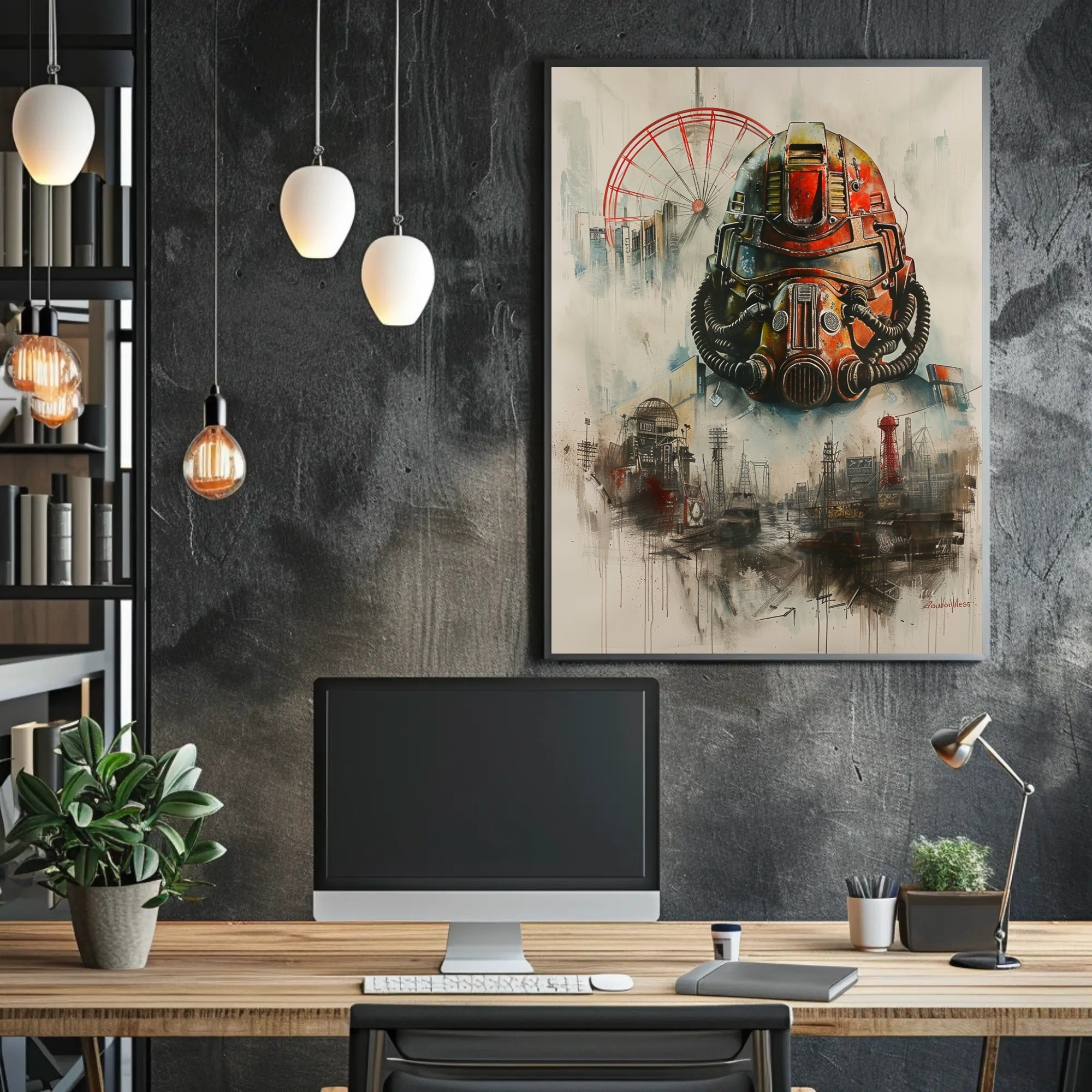 Post-Apocalyptic Visions Poster PosterGoat