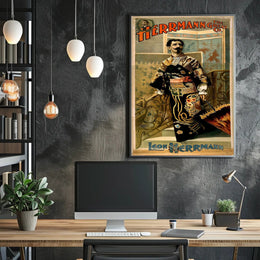 Herrmann the Great Magic Show Vintage Poster