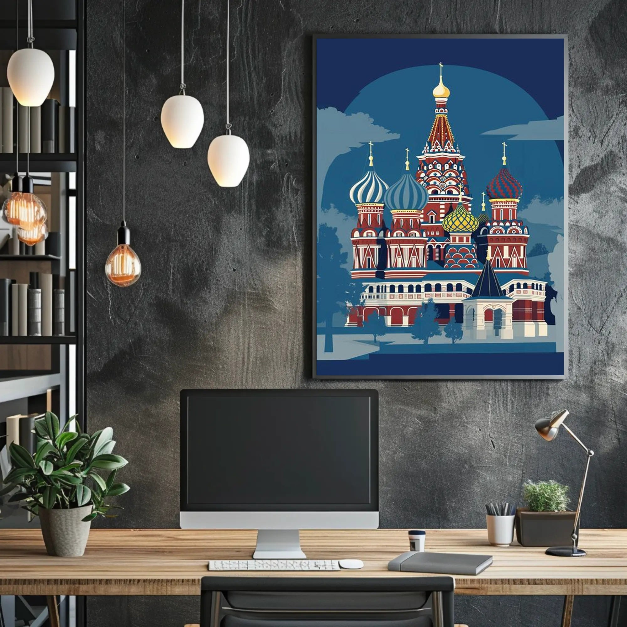 Vibrant Eastern European Architecture Poster