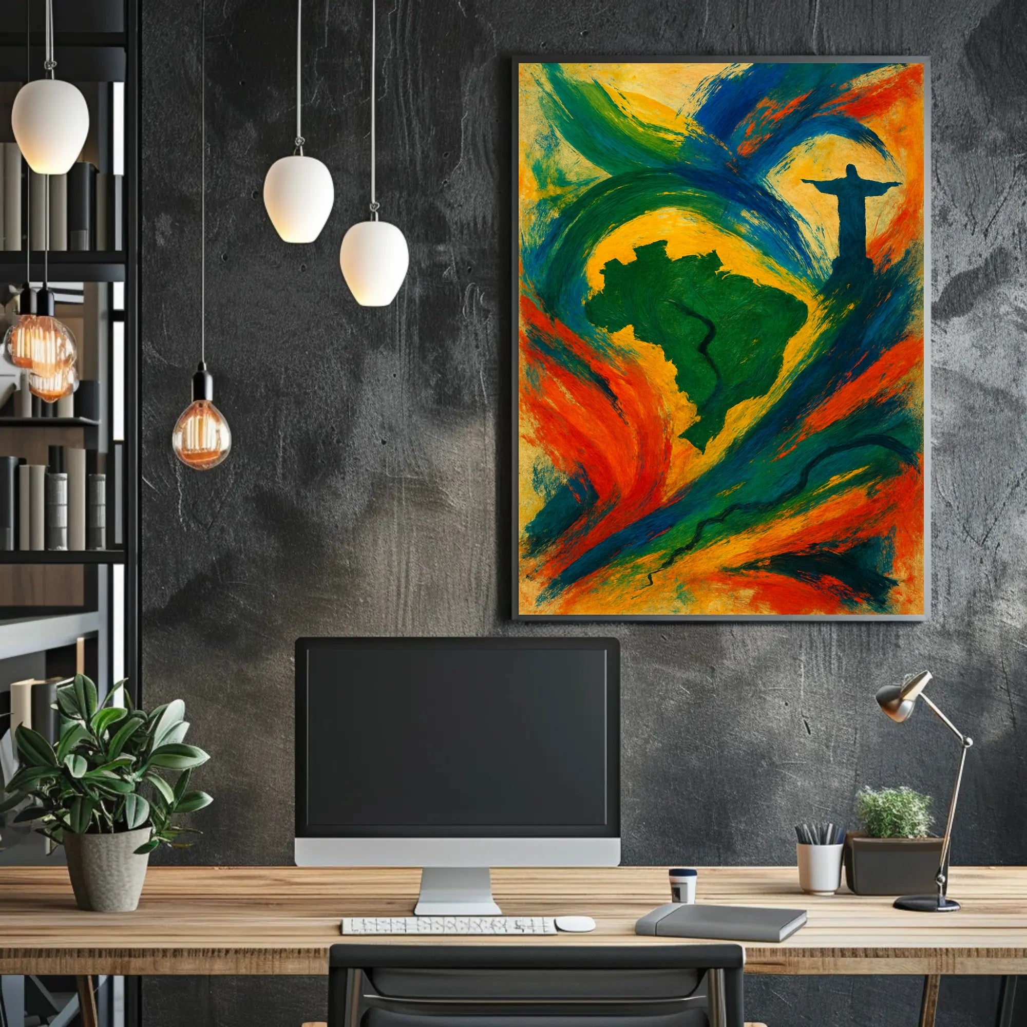Vibrant Brazil Poster