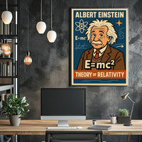 Albert Einstein Theory Of Relativity Poster