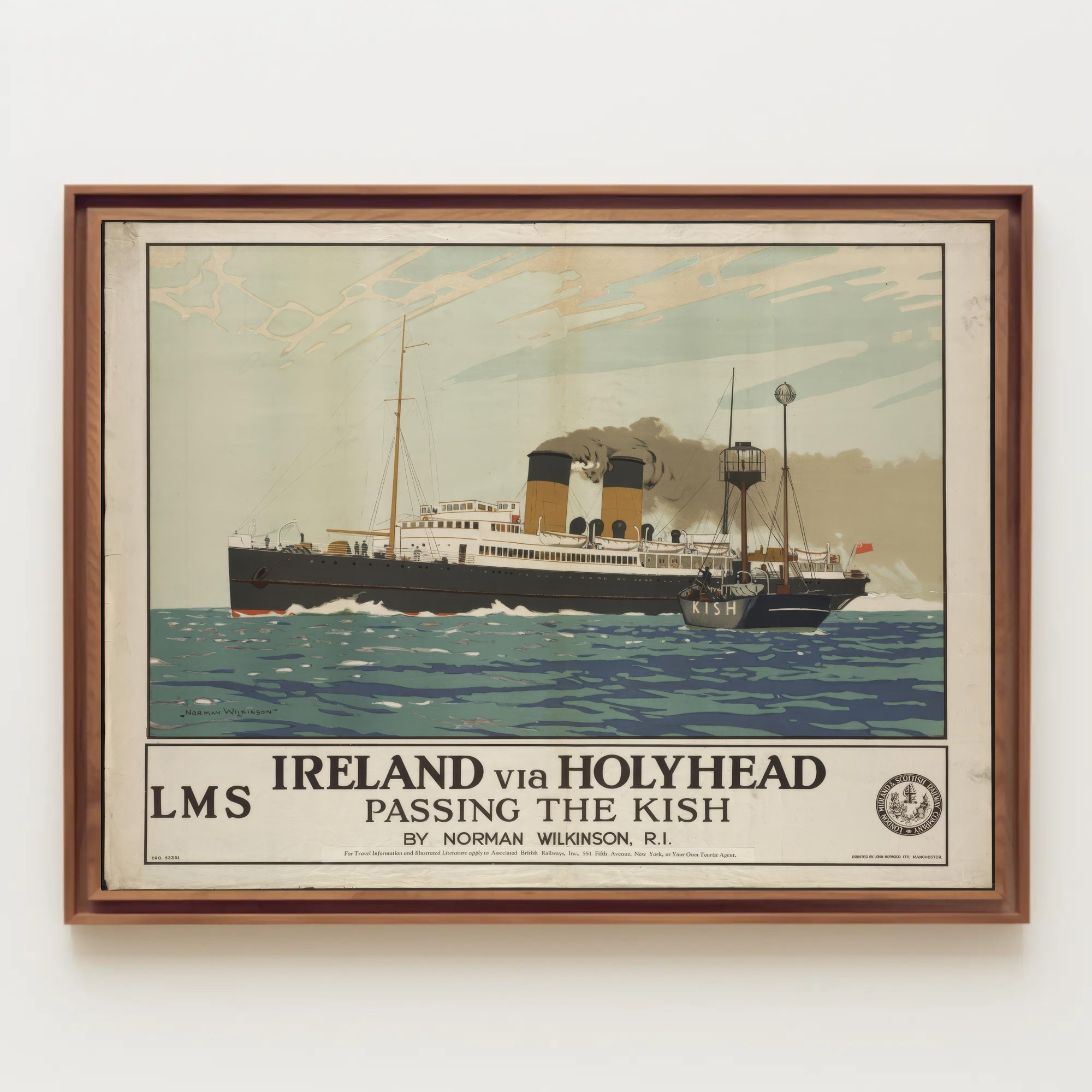 Vintage Maritime Adventure Poster PosterGoat