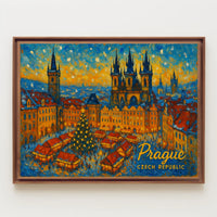 Prague Winter Market Poster