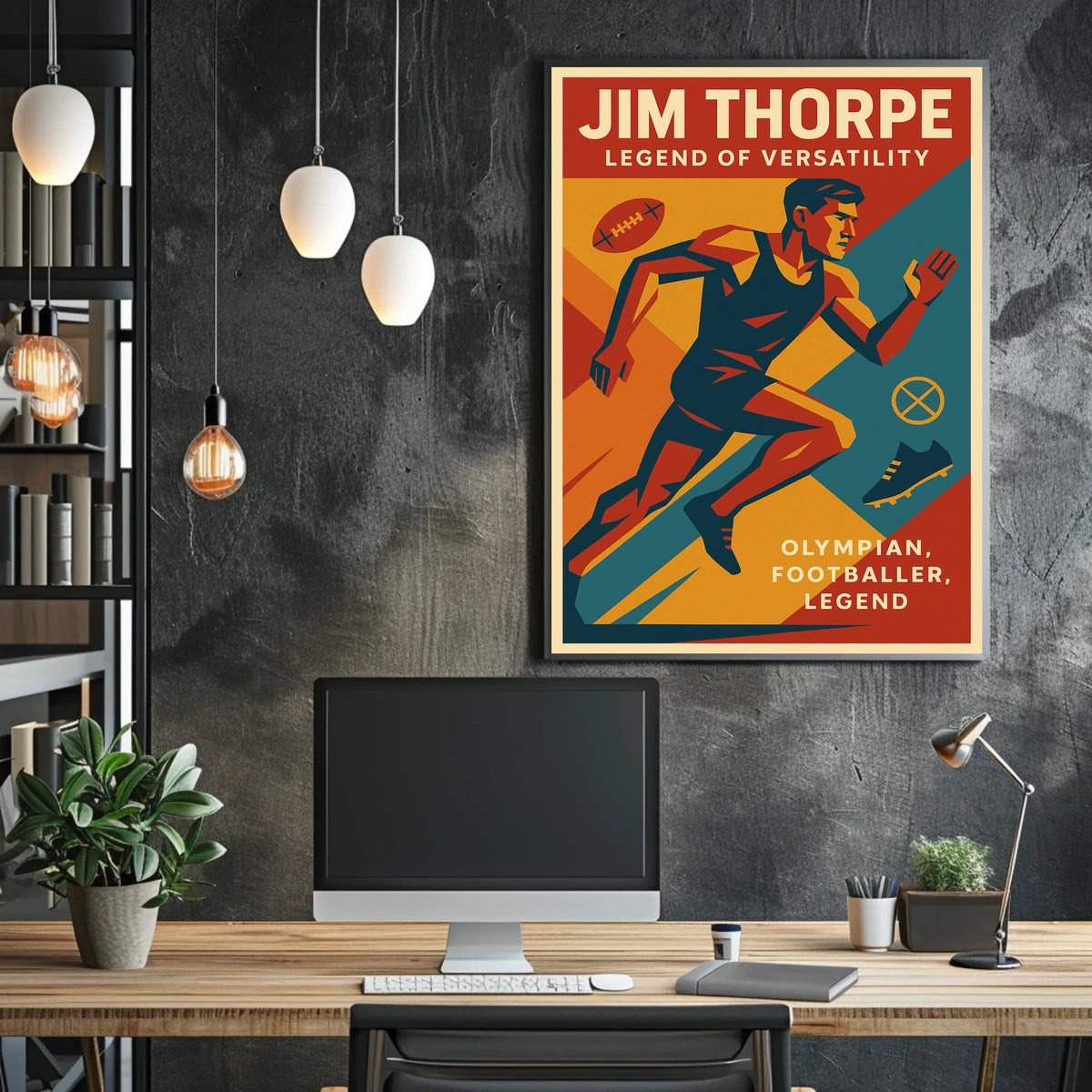 Jim Thorpe The Ultimate Sports Legend Jim Thorpe Poster