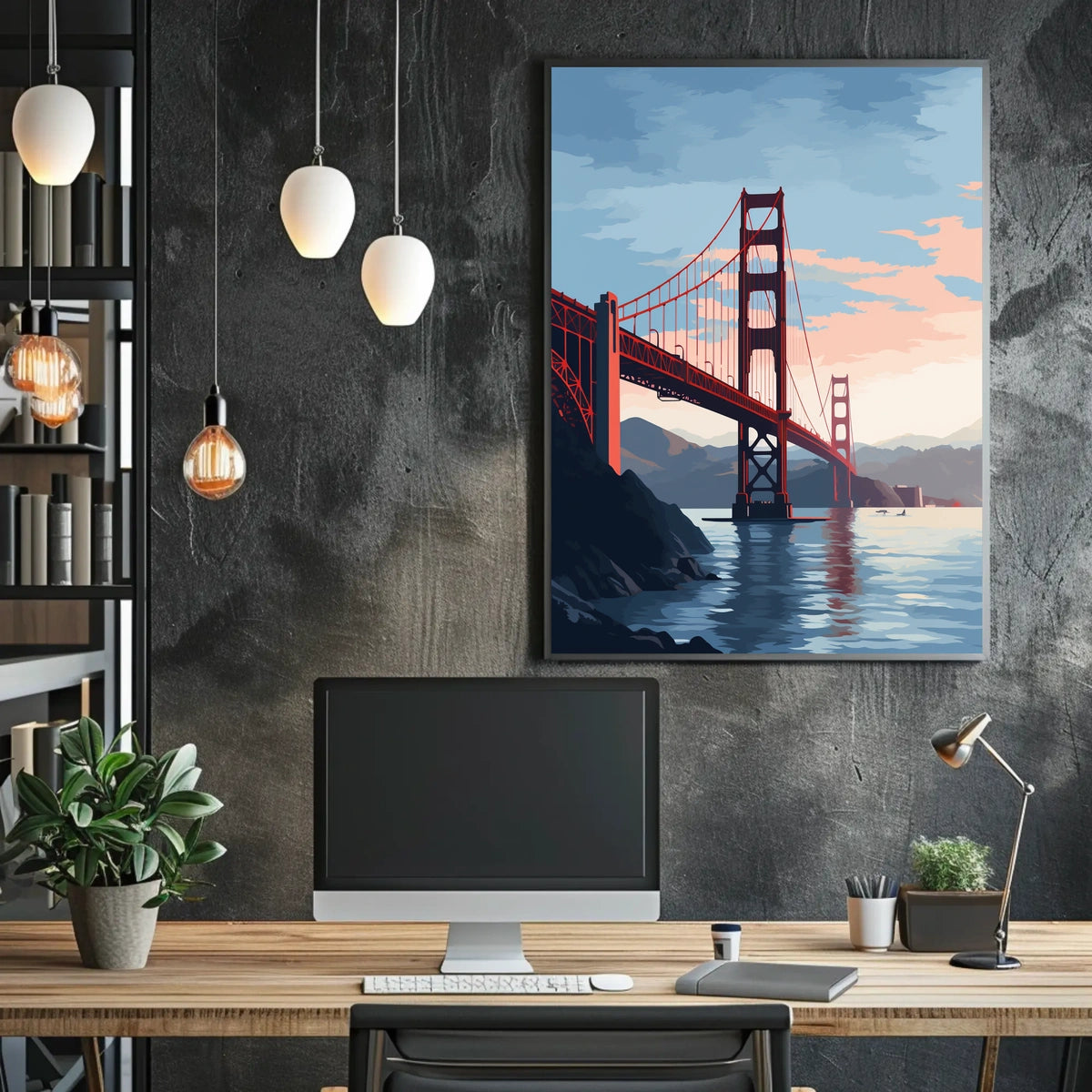 Golden Gate Bridge Timeless San Francisco Travel Poster