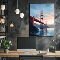 Golden Gate Bridge Timeless San Francisco Travel Poster